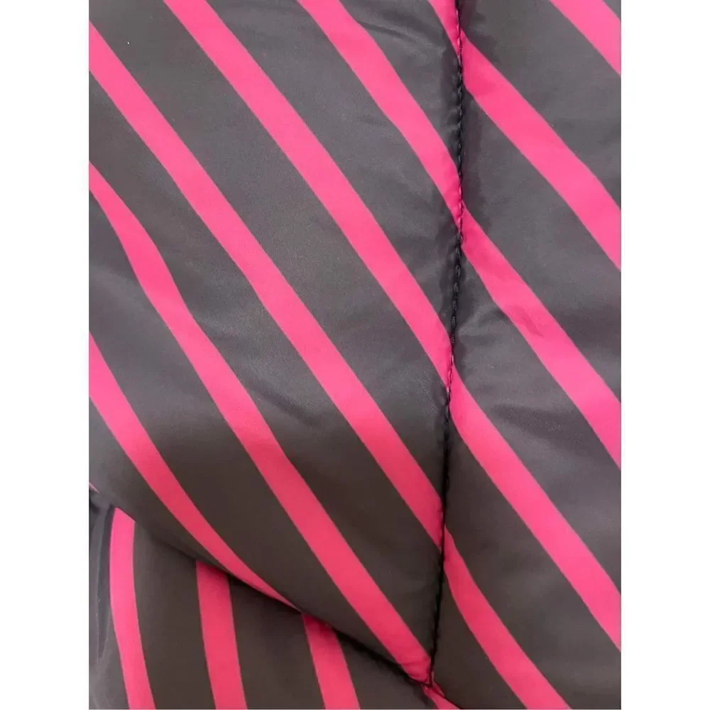 New Anthropologie Striped Puffer Scarf Size One Size - Picture 6 of 8